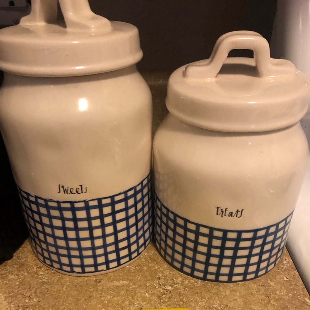 Rae Dunn treat jars